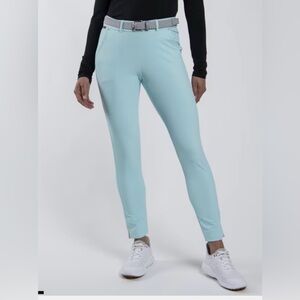 KJUS Women’s Ice Light 7/8 Treggings Slim Fit Sz 34 XS Blue Athletic Golf Trouse